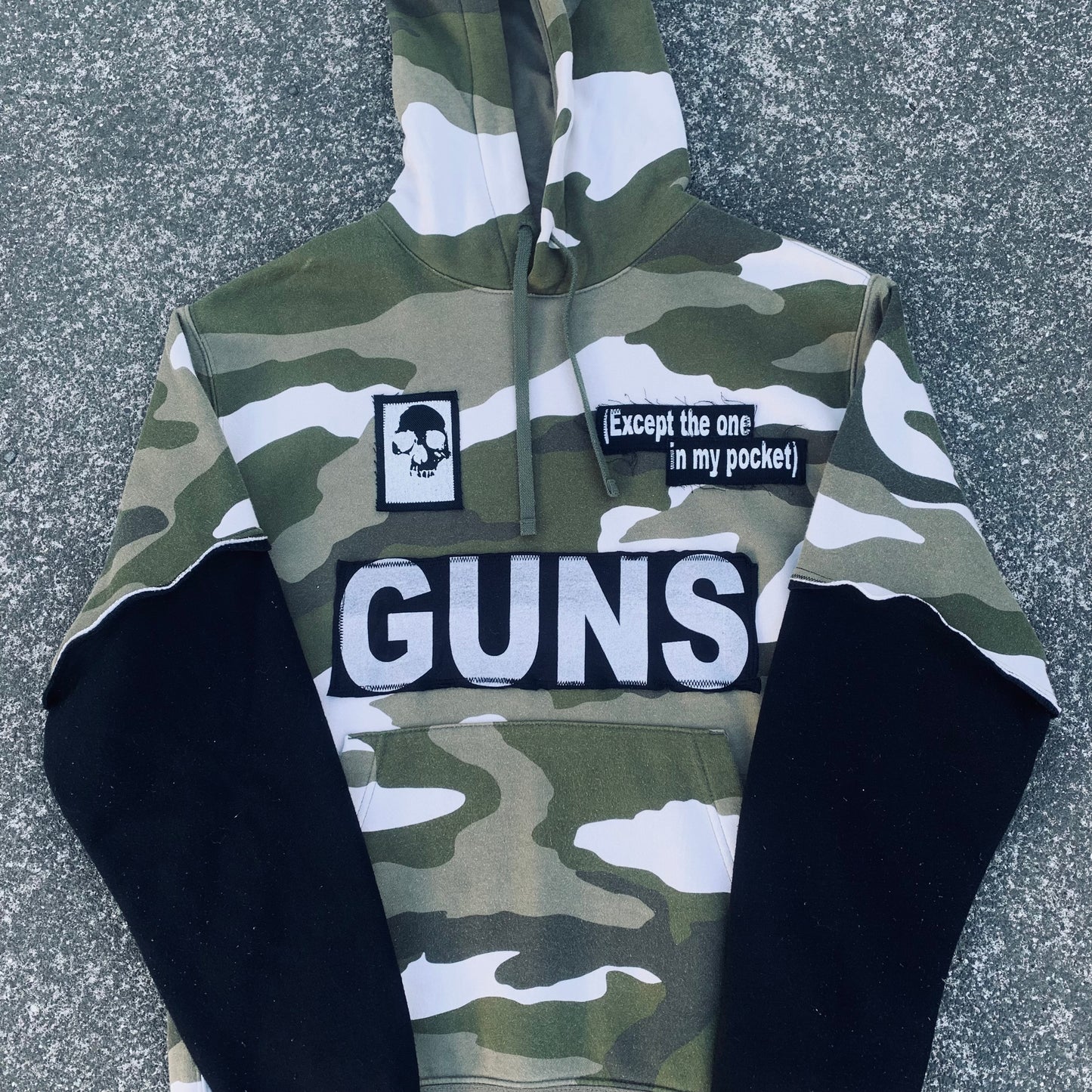 1/1 Ban all guns Hoodie - Camo