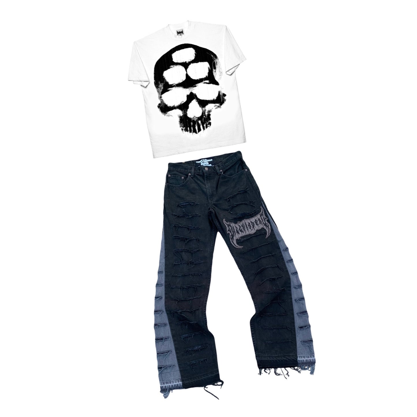 Skull Tee - White