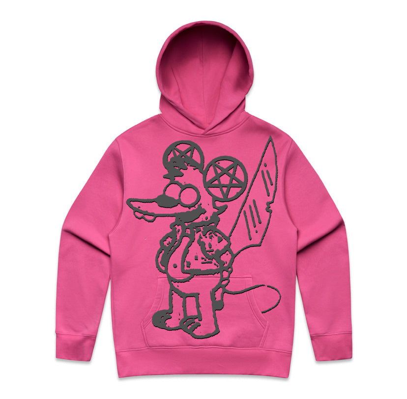 Itchagram Hoodie - Dark Pink