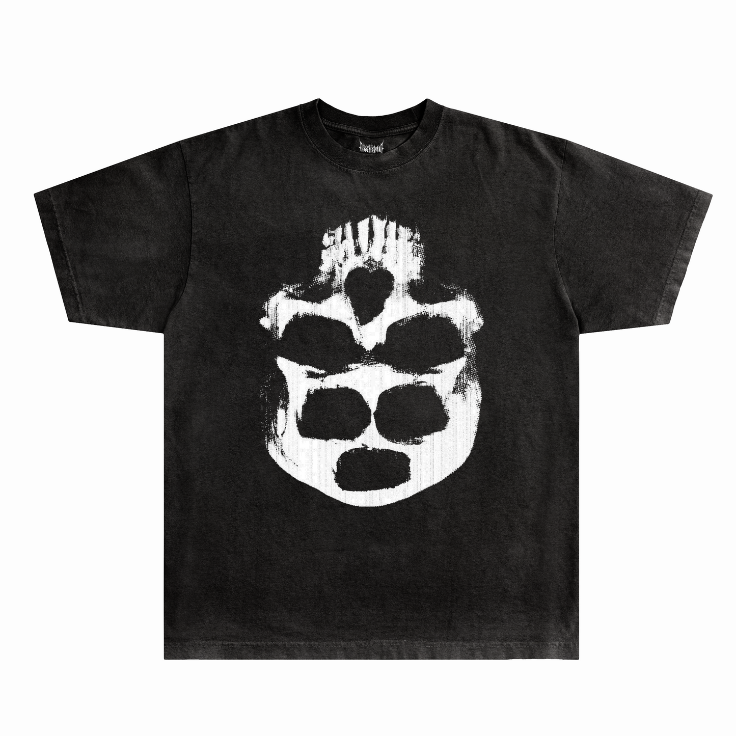Upside-Down Skull Tee - Black