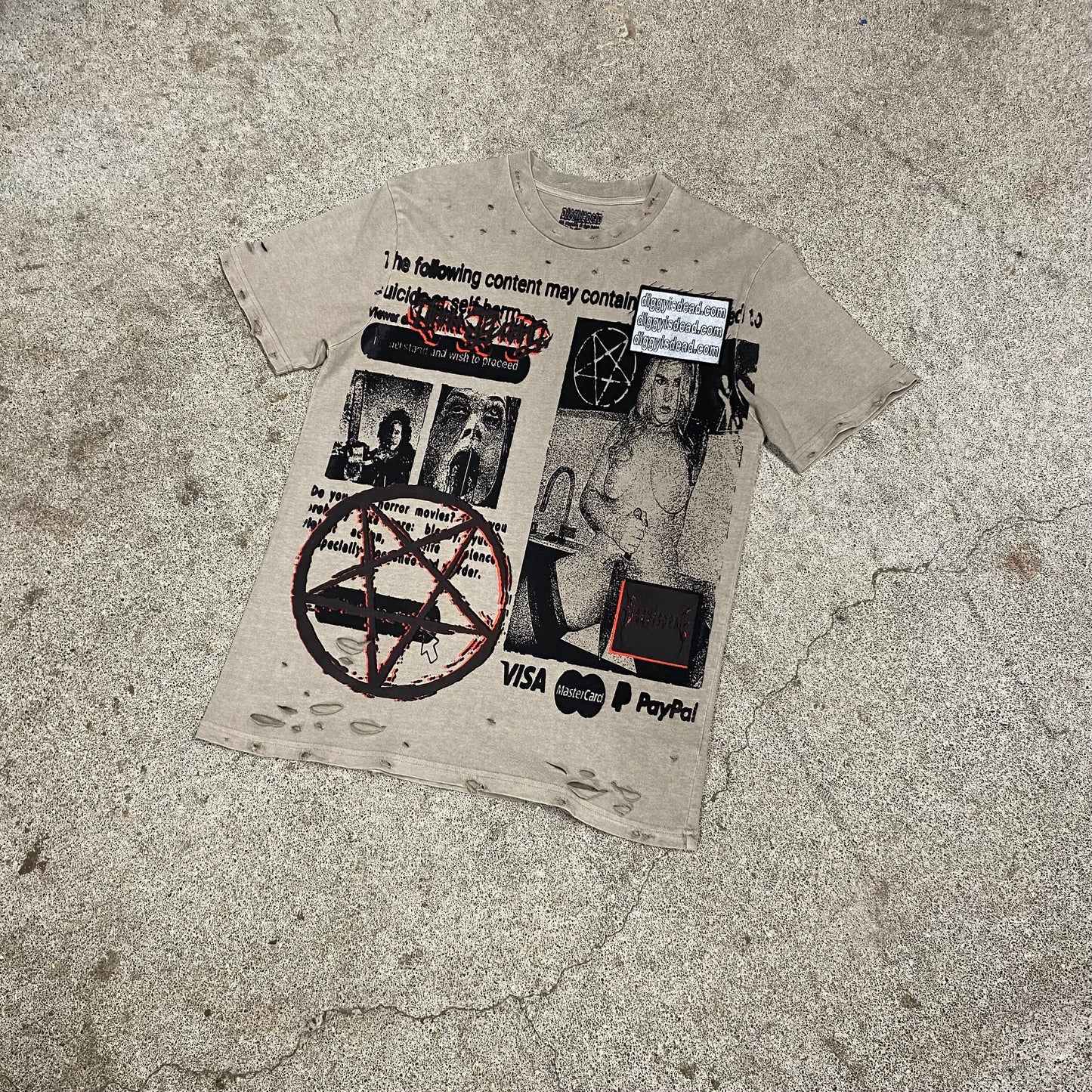 1/1 GORE all over print Tshirt - Large