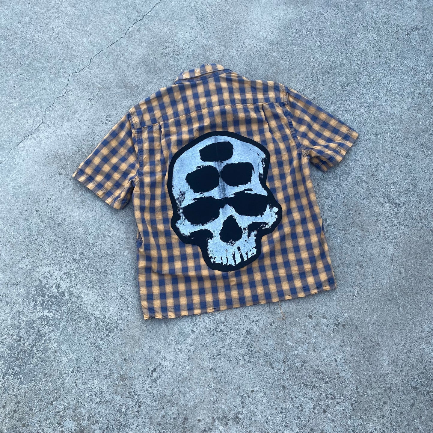 1of1 Patchwork Flannel Yellow/Blue - M