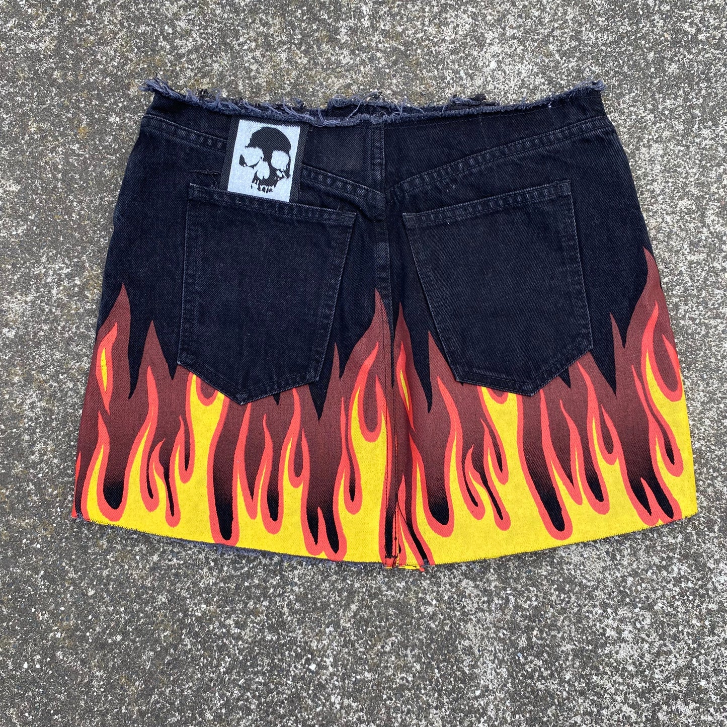 1/1 DiggyisDead Patched Mini Skirt