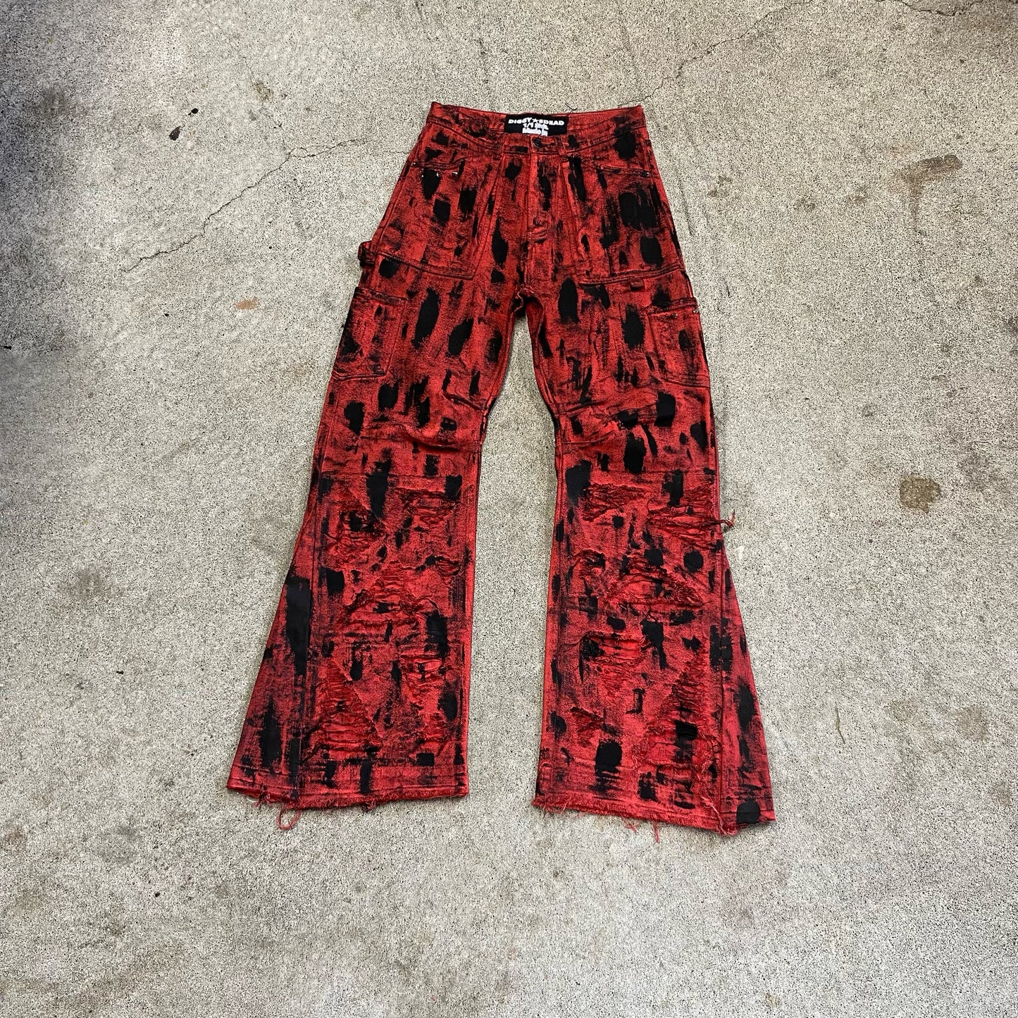 1/1 “Bloody Murder” Distressed Jeans - 27x30