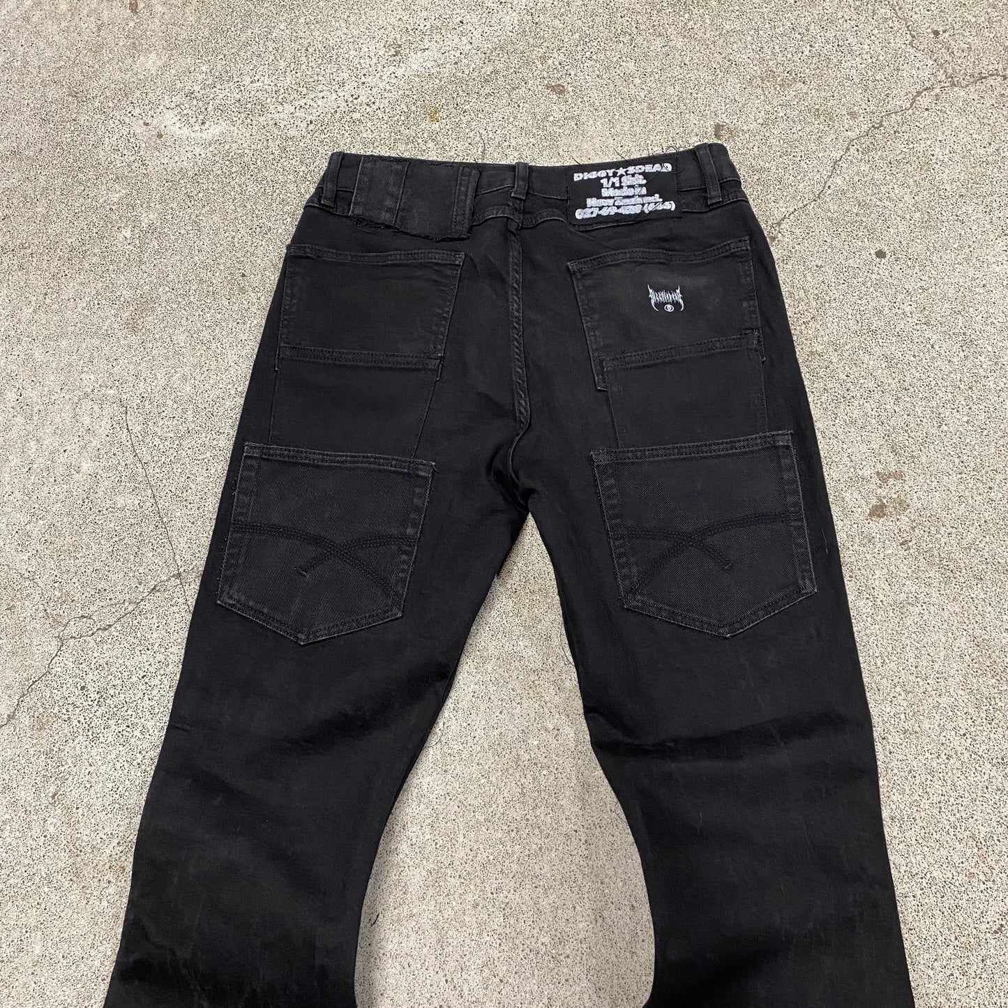 1/1 ‘Anti Utopia Club’ Bootcut jeans - 32x32