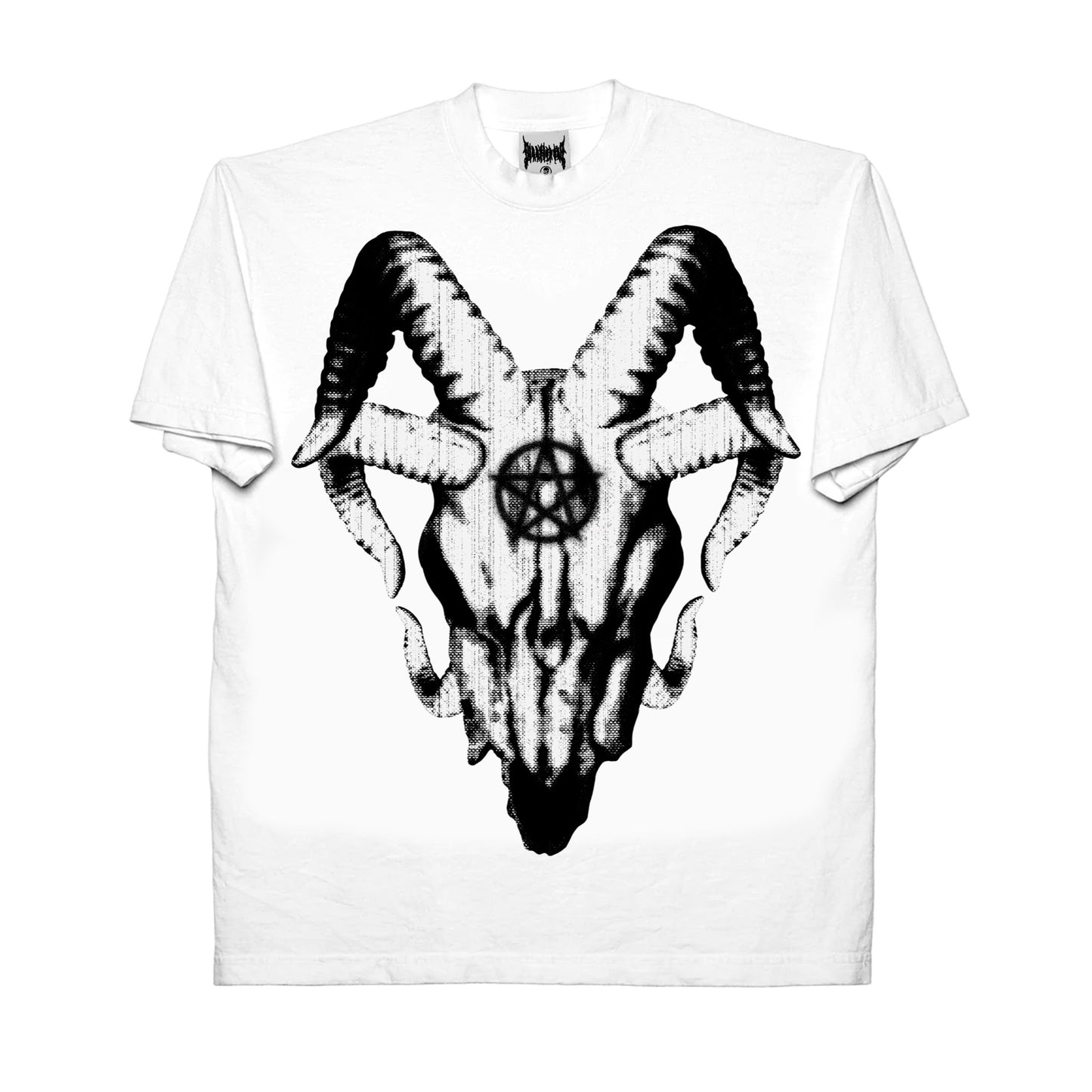 Goat skull Tee - White