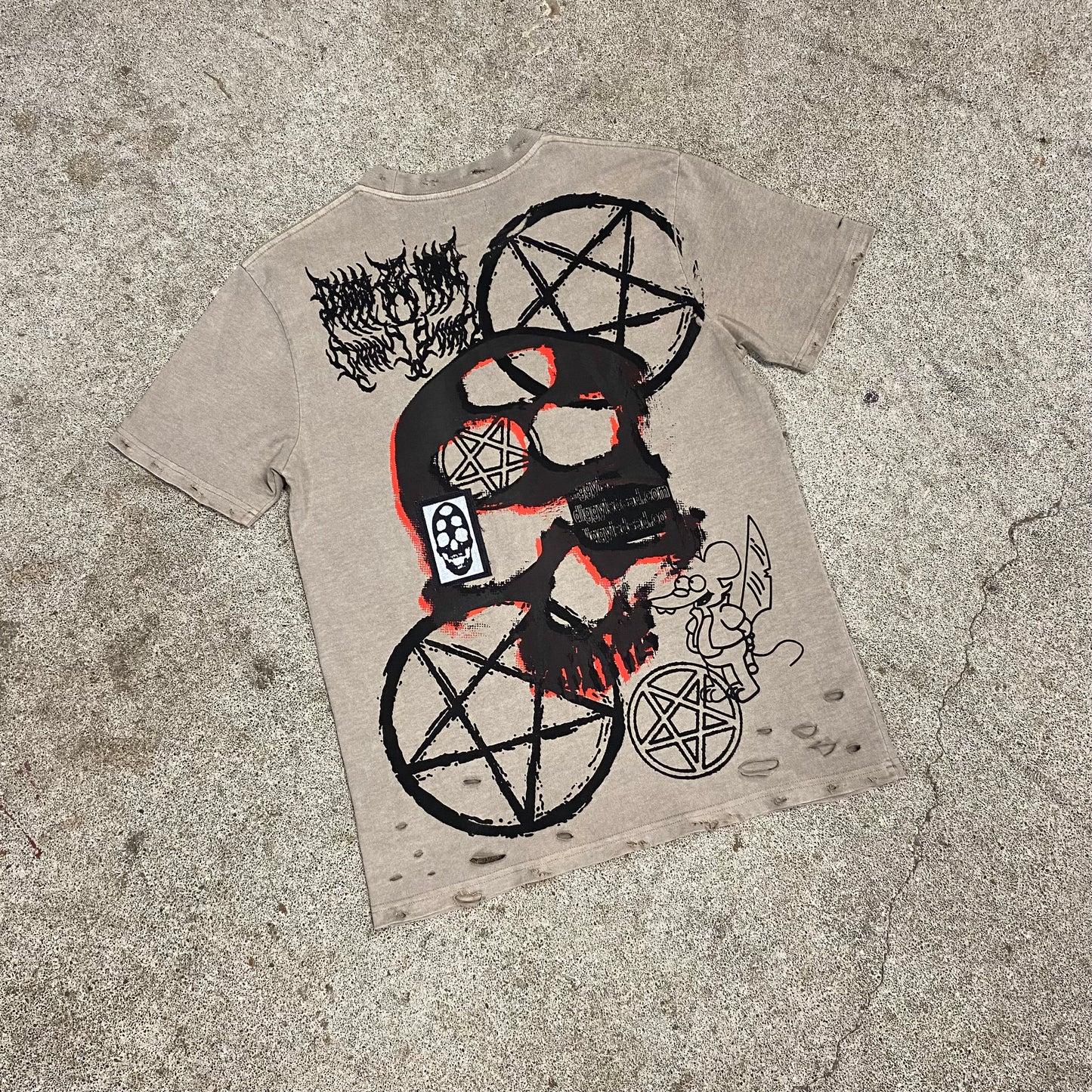 1/1 GORE all over print Tshirt - Large