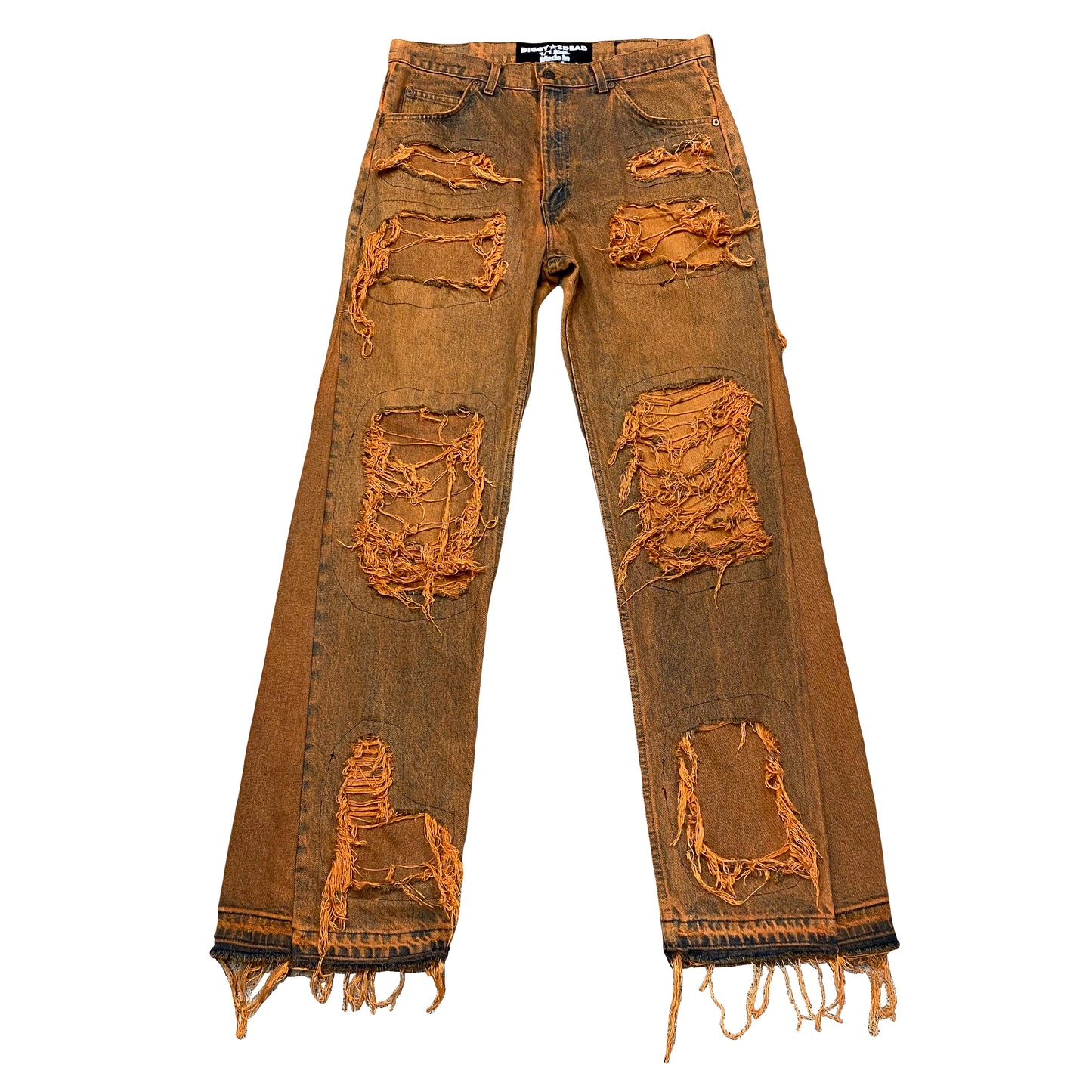 1/1 “Why are my Jeans Rusty?” Distressed Jeans - 36X32