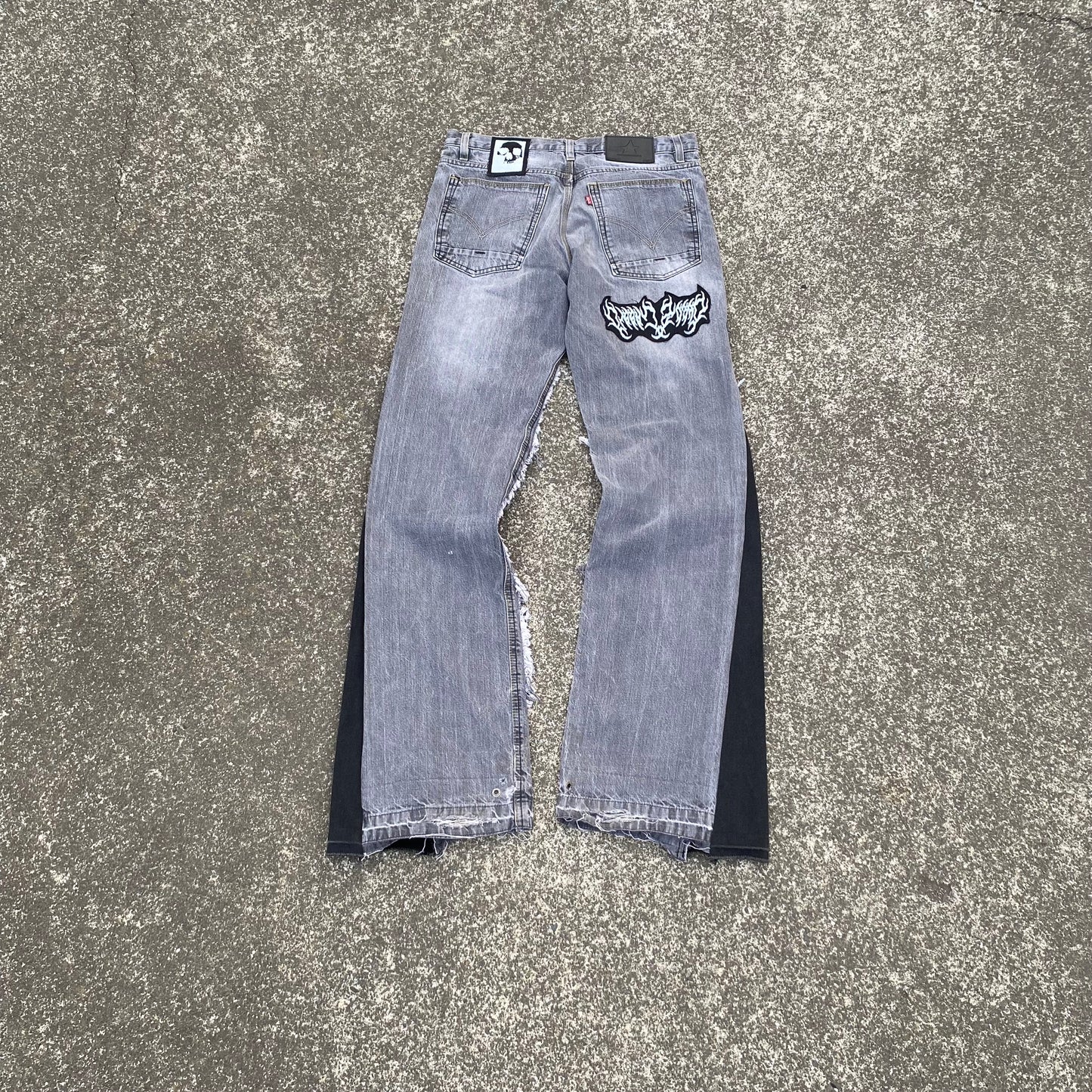 1/1 ‘Flannel Graveyard’ DID X PEMI Jeans - 32X34
