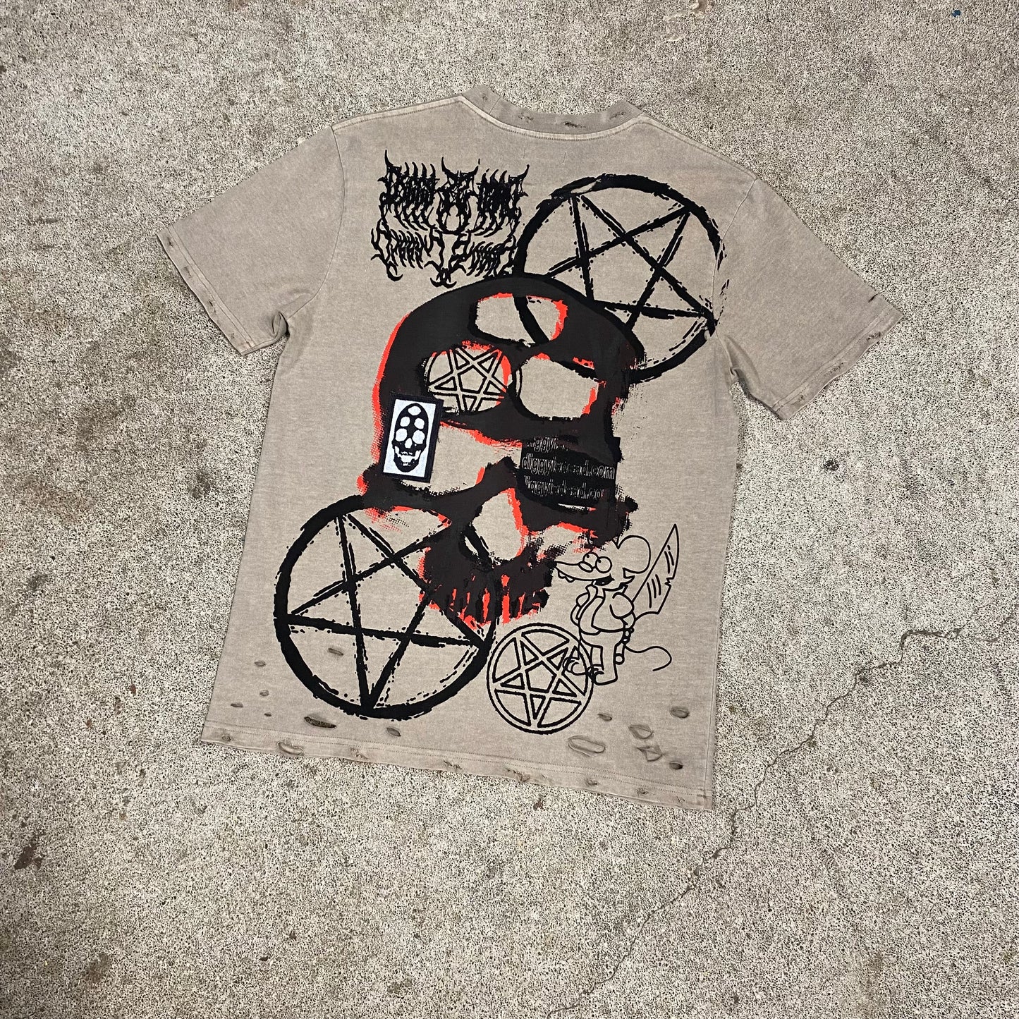 1/1 GORE all over print Tshirt - Large