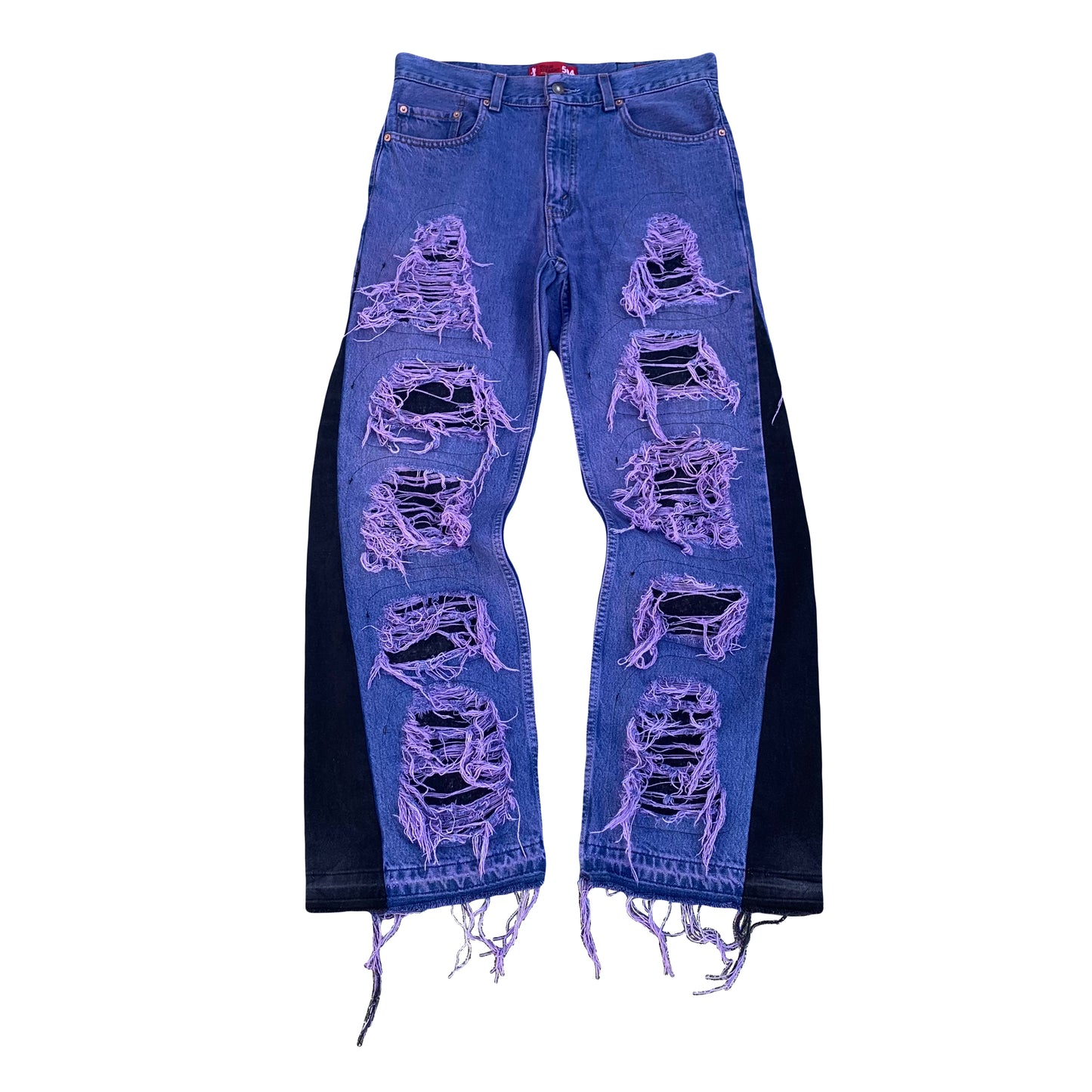1/1 Distressed Purp Jeans - 33x30