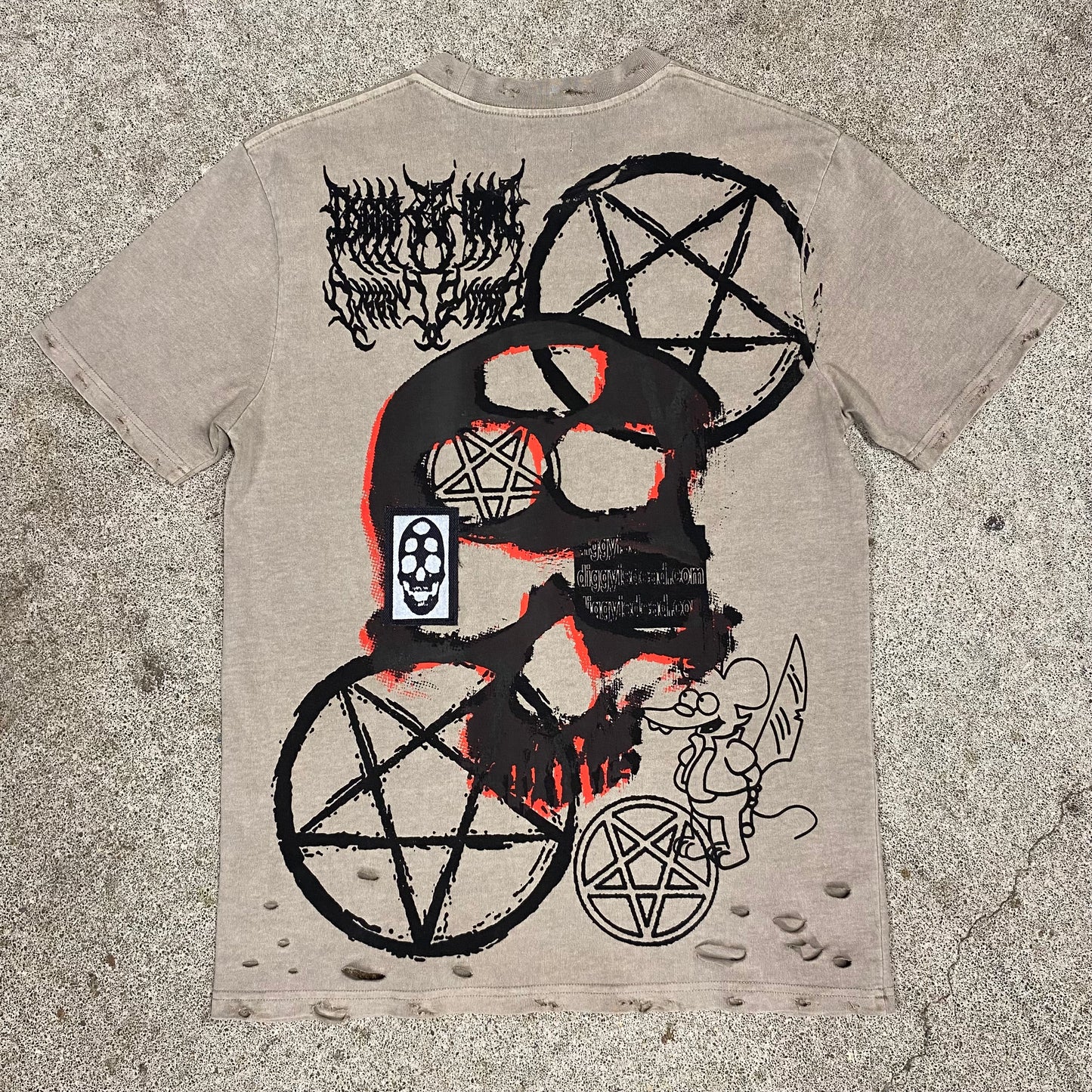 1/1 GORE all over print Tshirt - Large