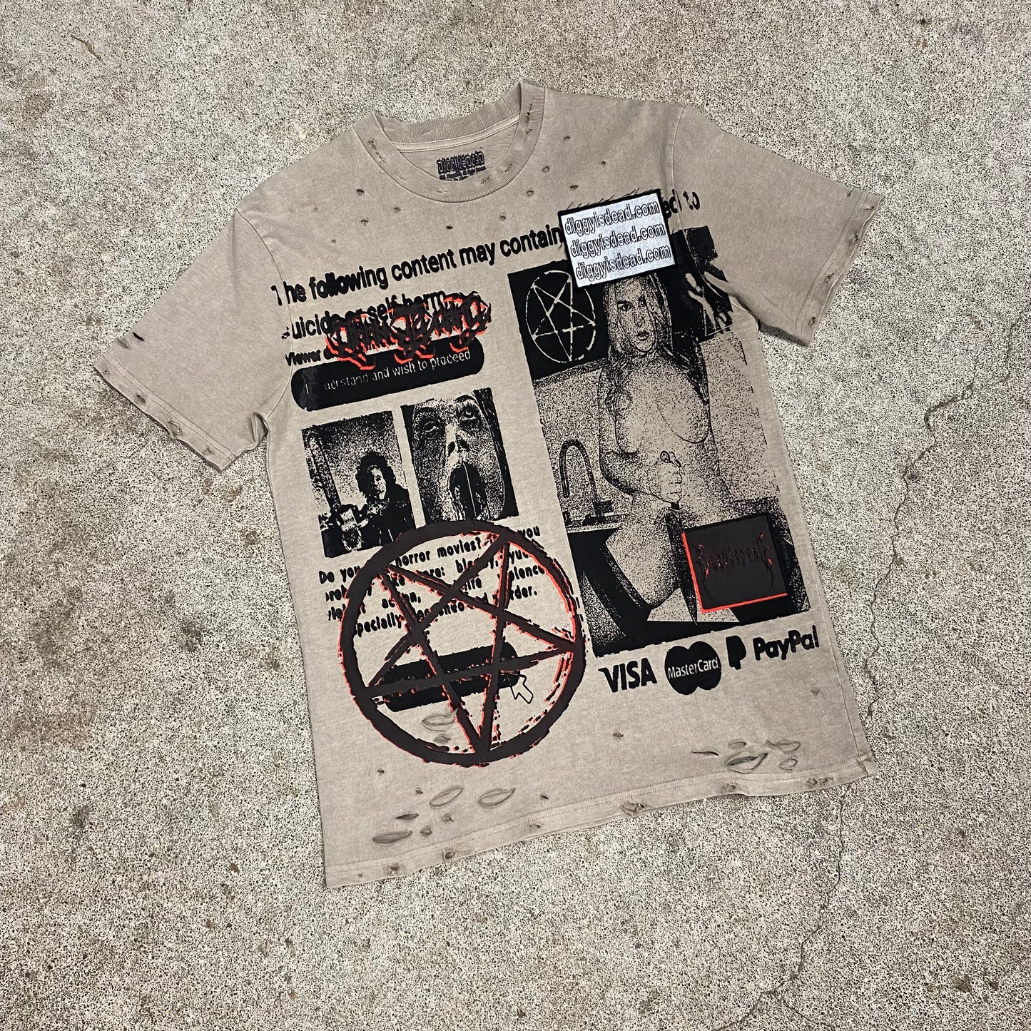 1/1 GORE all over print Tshirt - Large