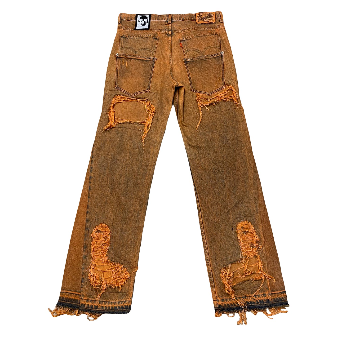 1/1 “Why are my Jeans Rusty?” Distressed Jeans - 36X32