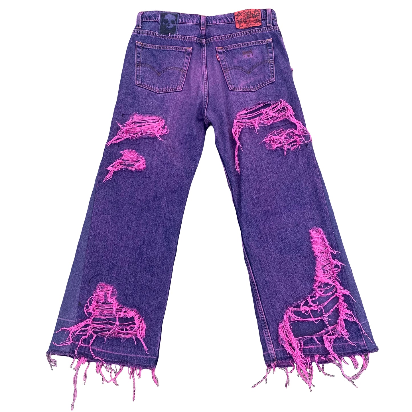 1/1 Distressed Bubblegum Jeans - 35x30