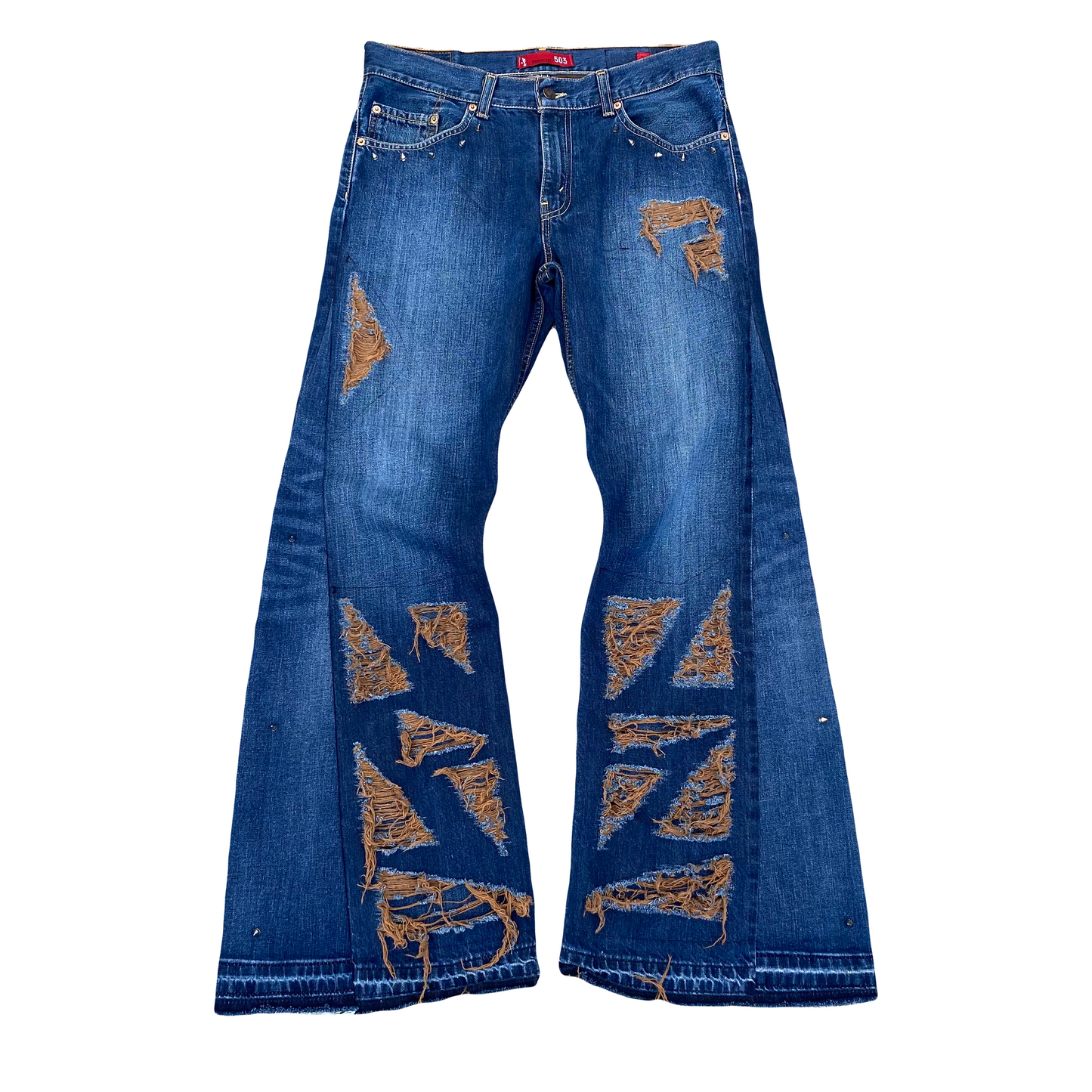 1/1 ‘My Distressing is Made of Mud’ Distressed Jeans - 33X32