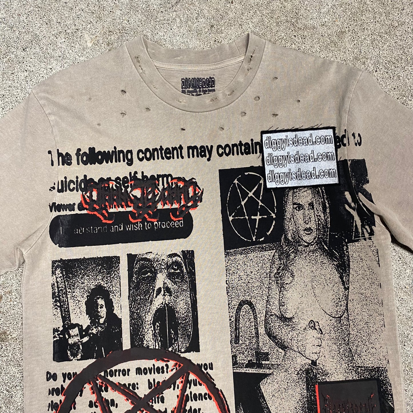 1/1 GORE all over print Tshirt - Large