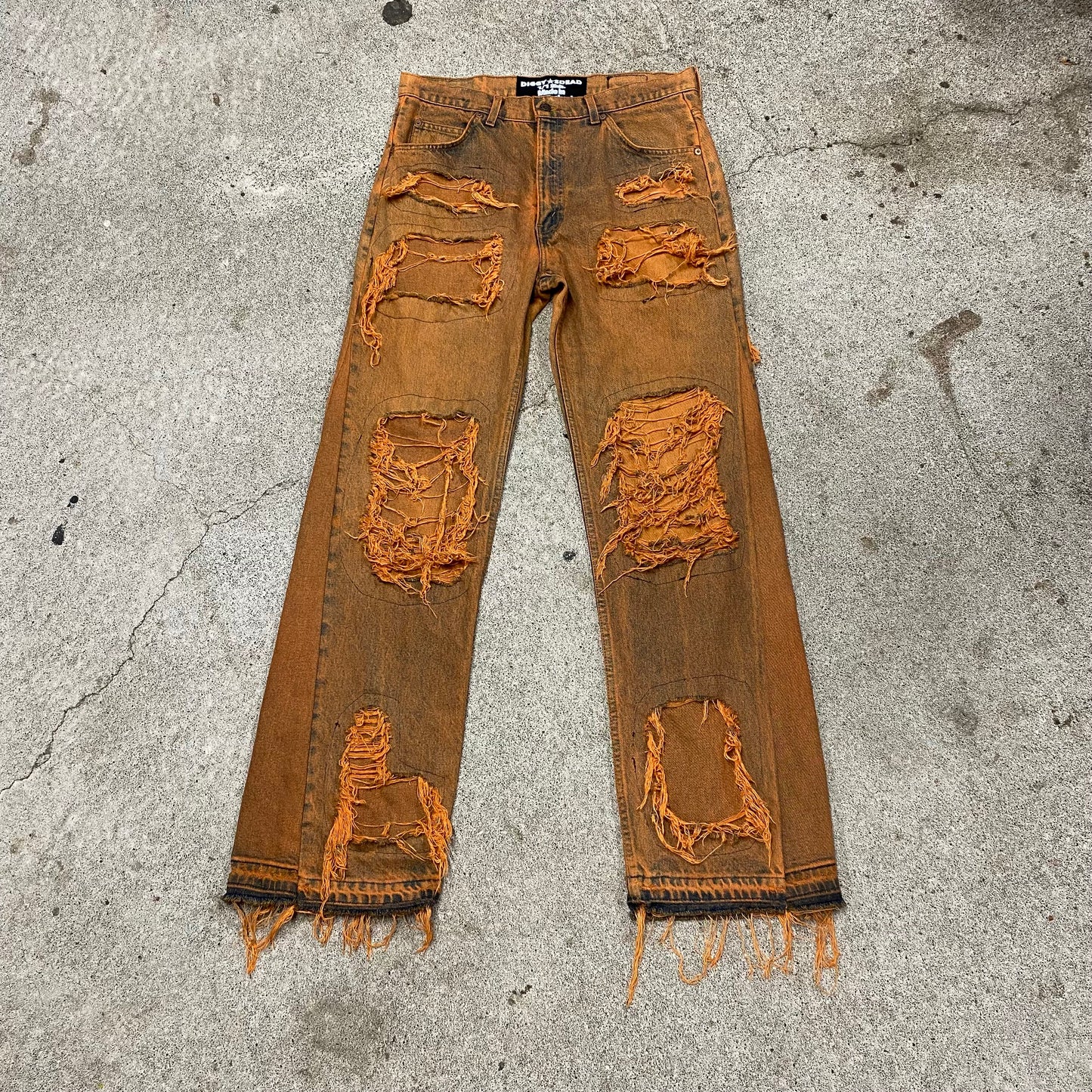 1/1 “Why are my Jeans Rusty?” Distressed Jeans - 36X32
