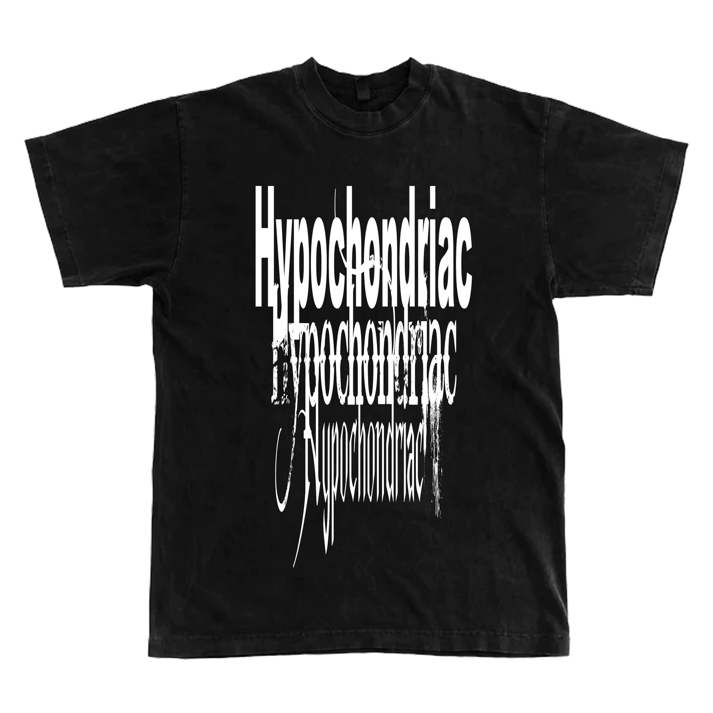 HYPOCHONDRIAC TEE - Black