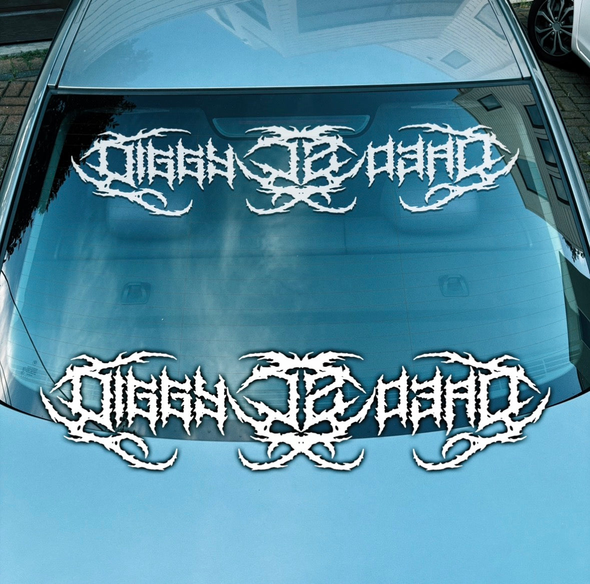 DIGGYISDEAD Windshield Banner