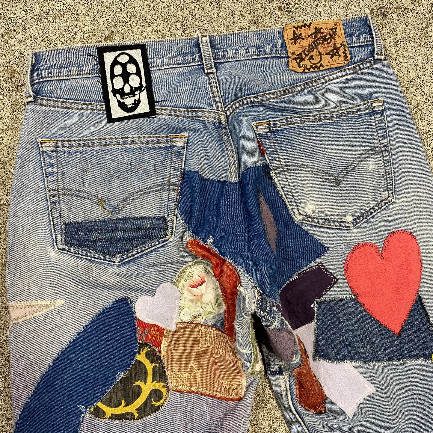 1/1 ‘VERRIS IS CRAZY’ Levis Jeans - 34X32