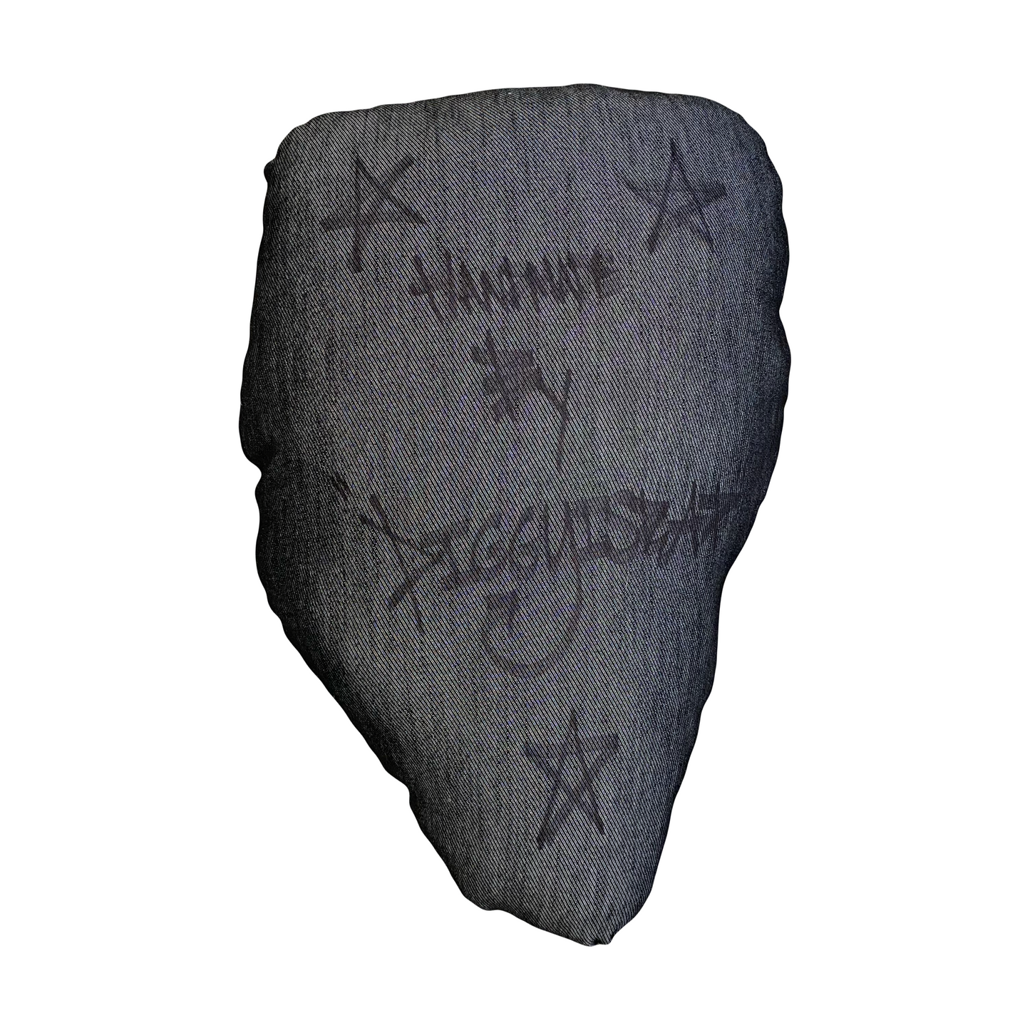 1of1 ‘Face of Pain’ Jumbo Denim Pillow
