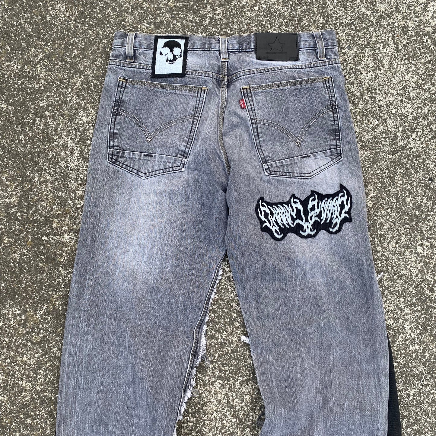 1/1 ‘Flannel Graveyard’ DID X PEMI Jeans - 32X34