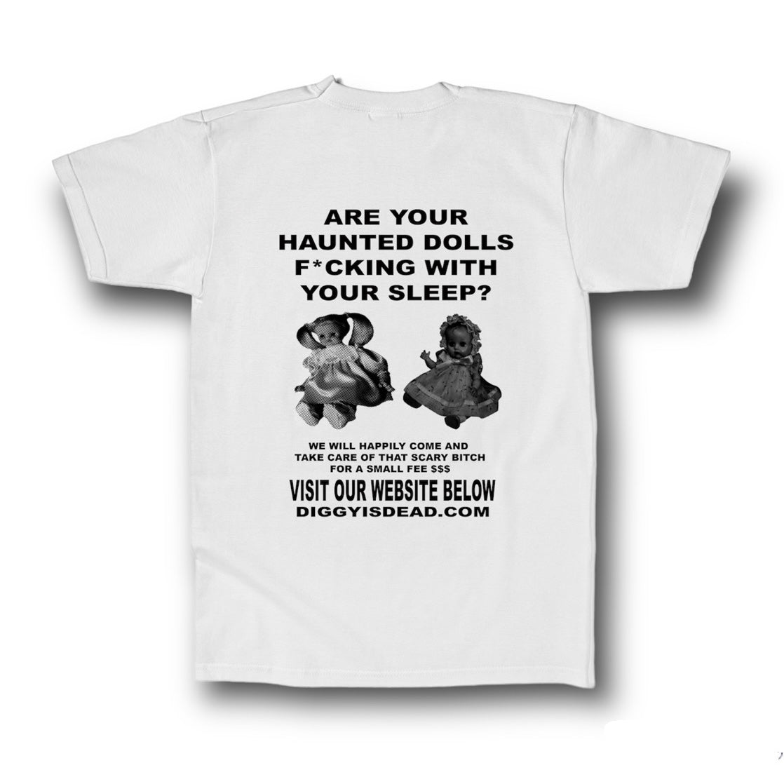 Haunted Doll Services Tee White - L