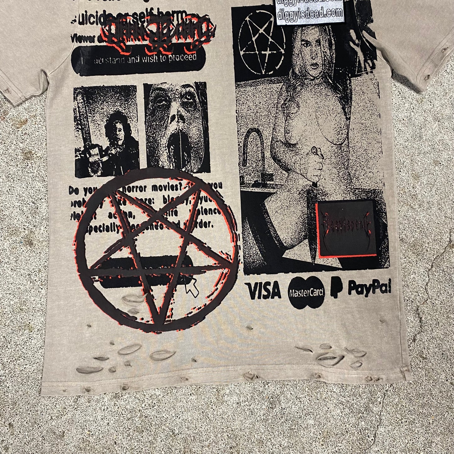 1/1 GORE all over print Tshirt - Large