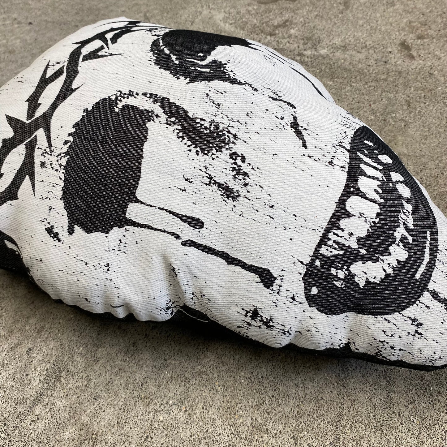 1of1 ‘Face of Pain’ Jumbo Denim Pillow