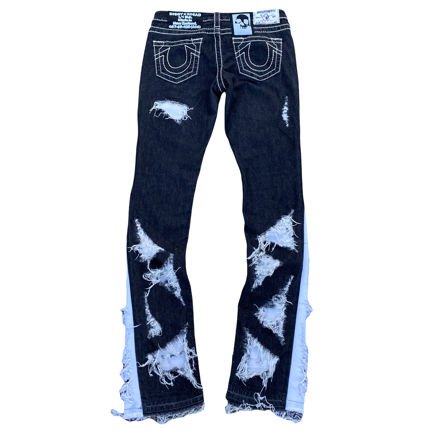 1/1 Distressed True Religion Womans Jeans - 27x30