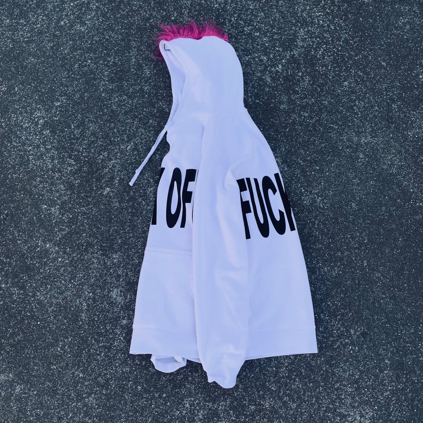 1/1 FUCK OFF Mohawk Hoodie - L