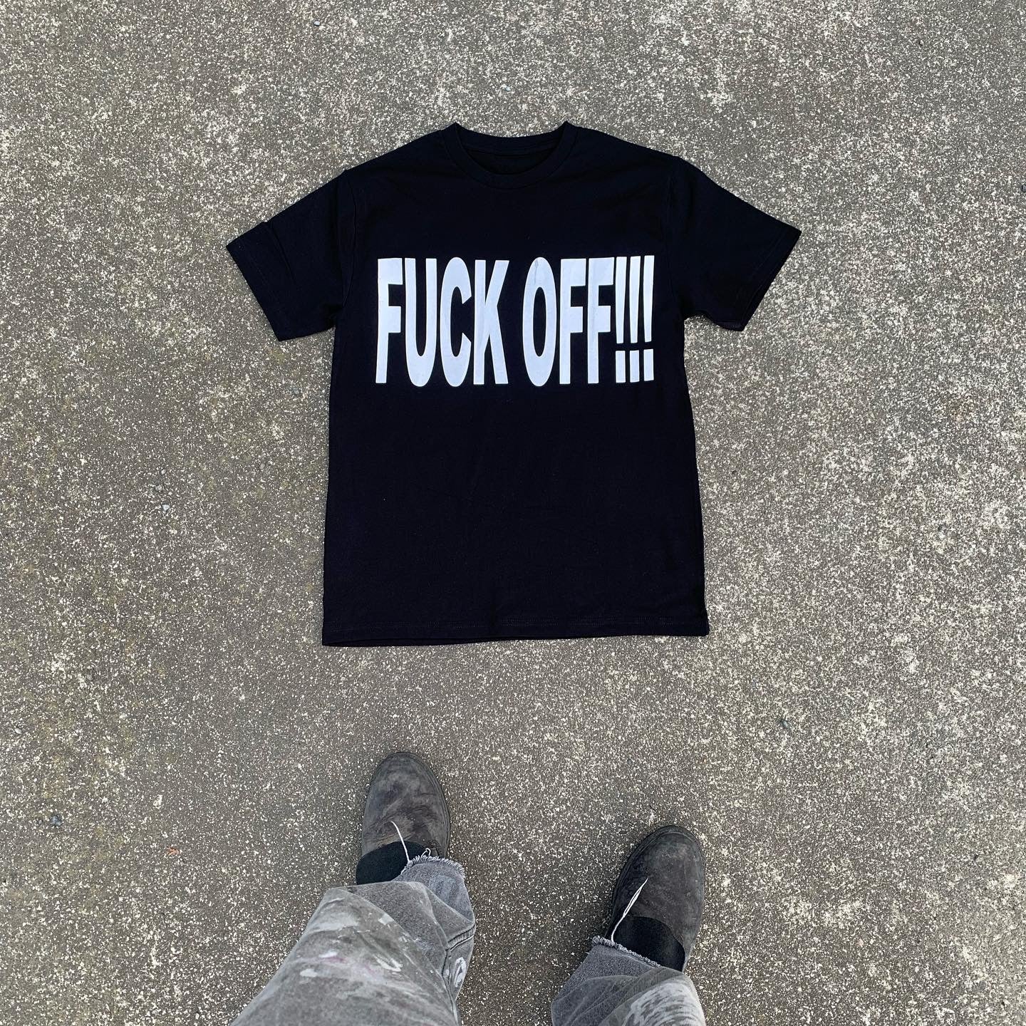 FUCK OFF!!! - Tshirt Black
