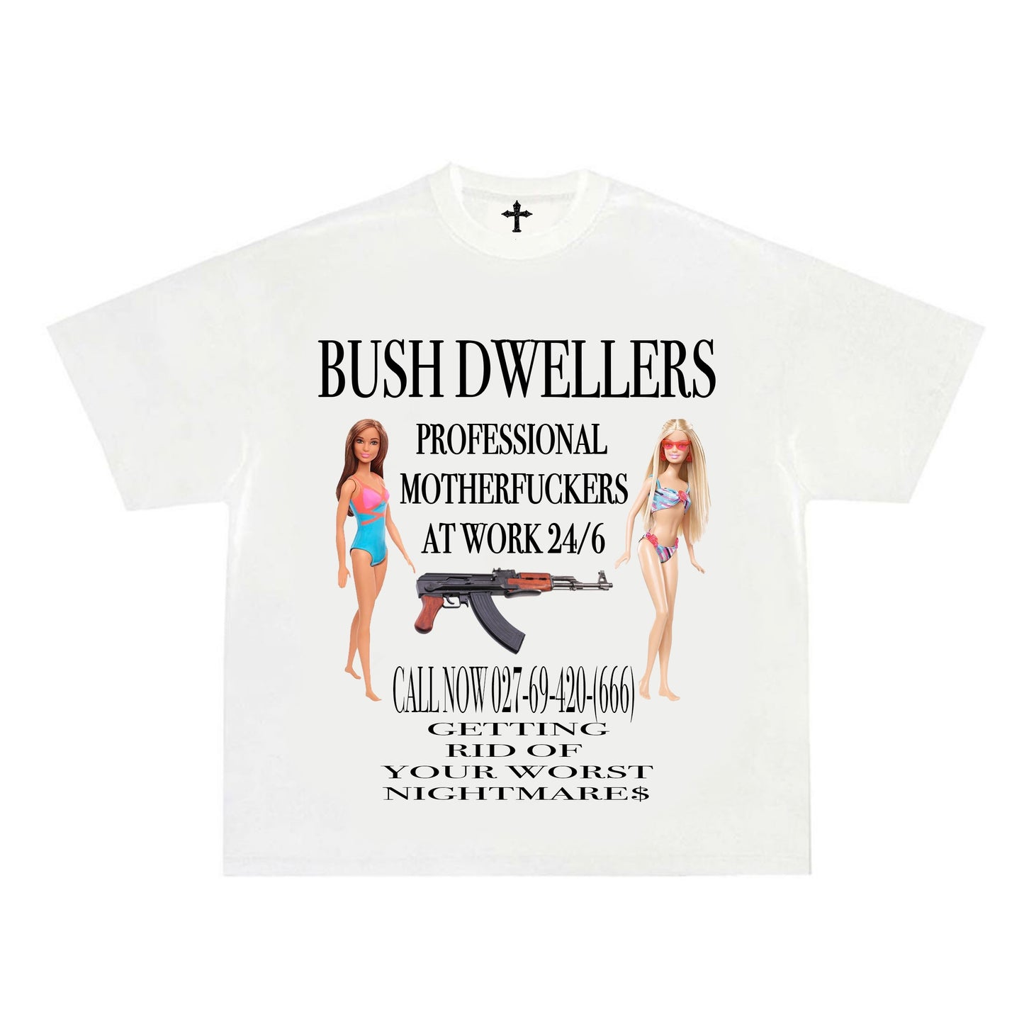 BUSH DWELLERS Tee - White