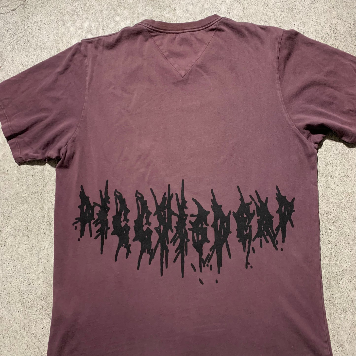 1/1 “BACK UP!” Maroon tshirt - L
