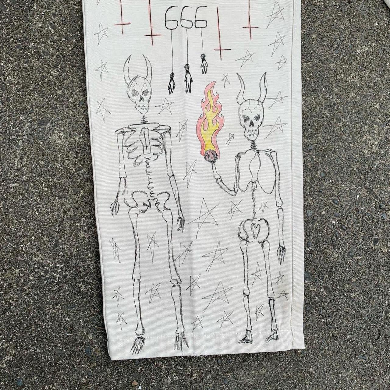 1/1 Hand Drawn Pants