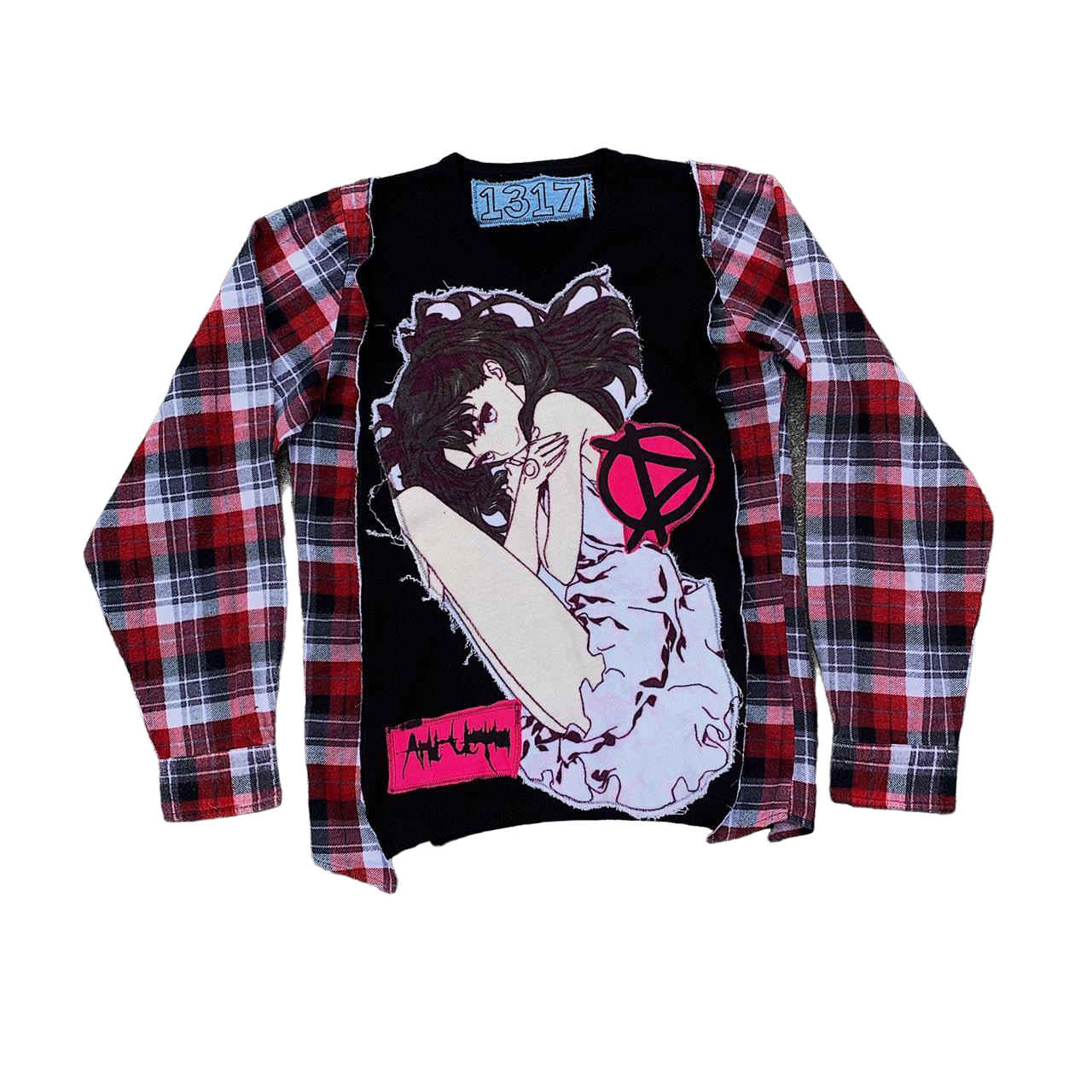 Anime Girl Flannel - Medium