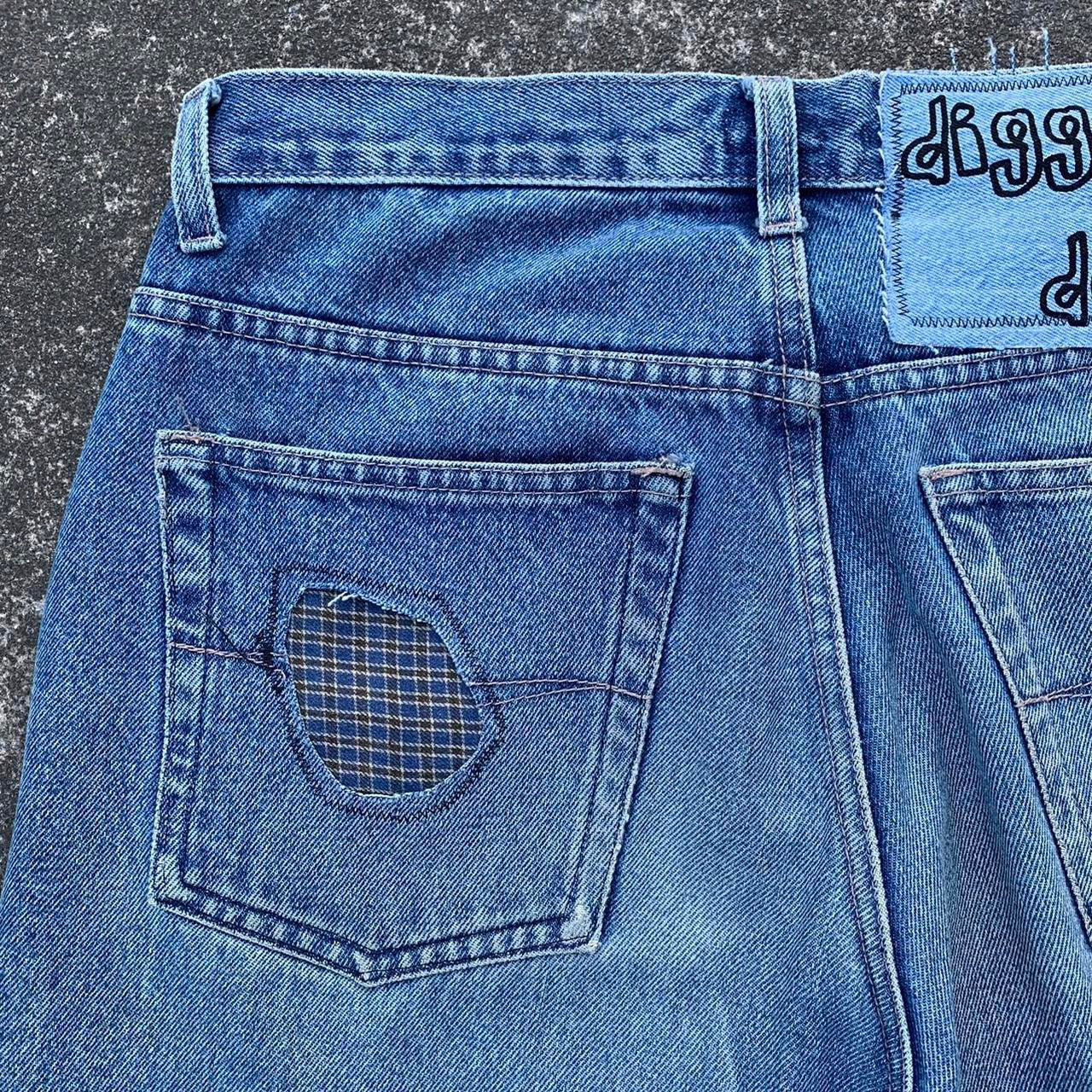 1/1 GIRL with spike Flannel Jeans - 32x31