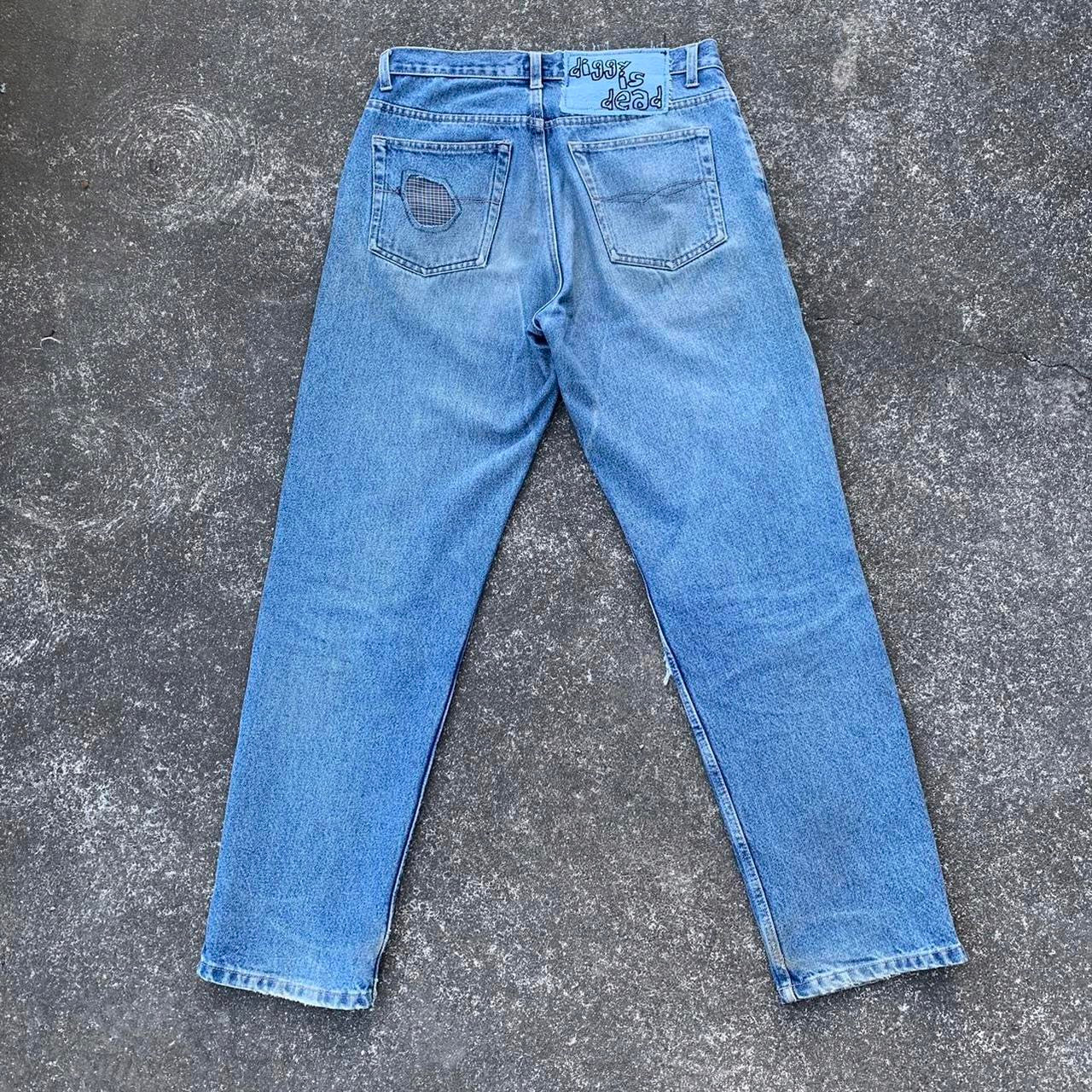 1/1 GIRL with spike Flannel Jeans - 32x31