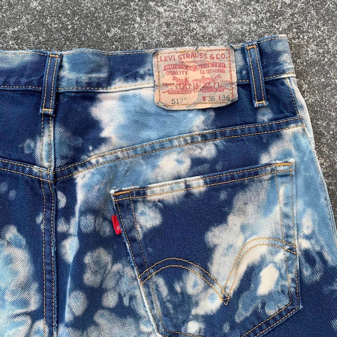 Distressed Jean Shorts - 36
