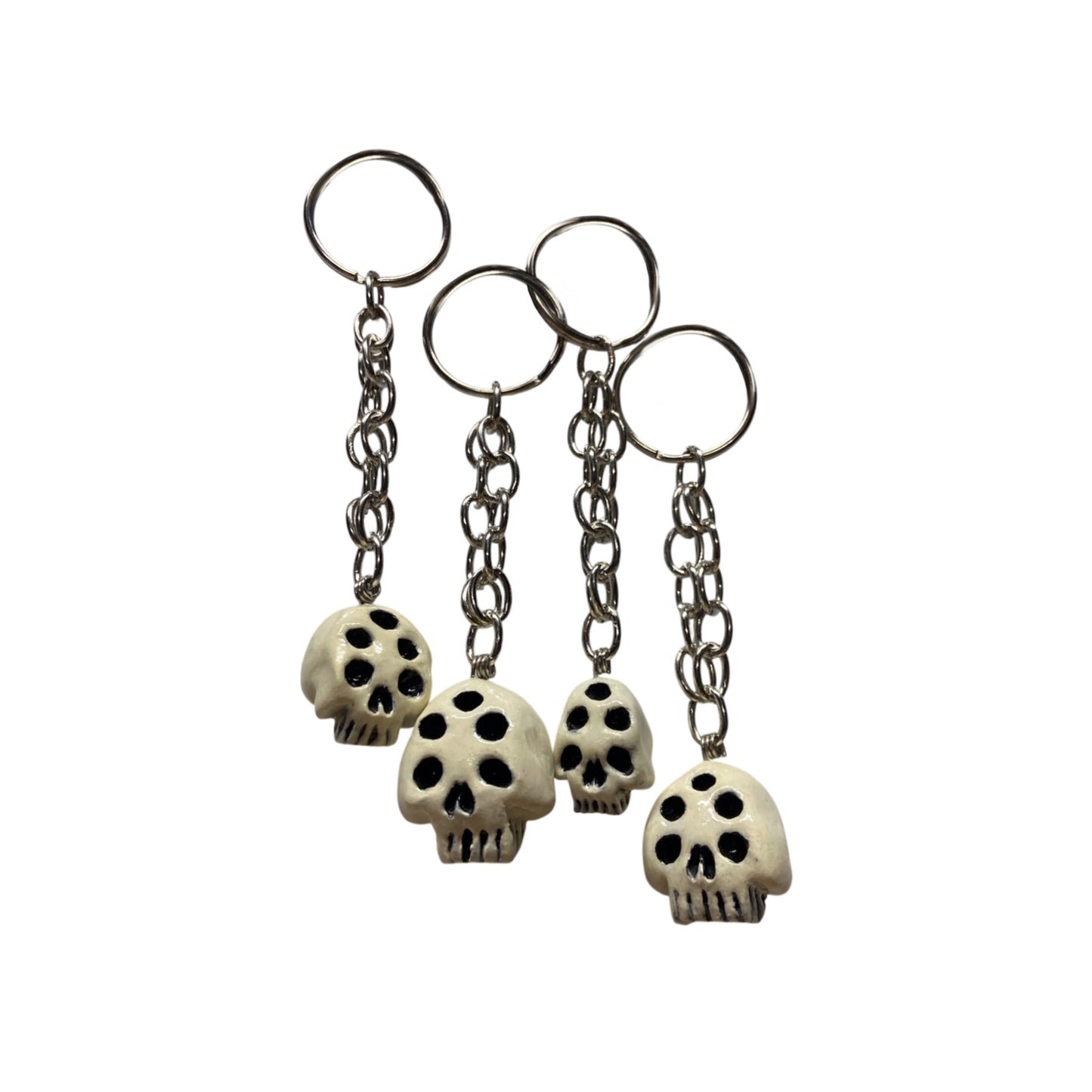 HANDMADE SKULL KEYRINGS