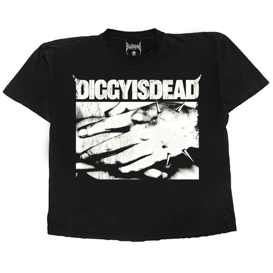 ‘SPIKEDHANDS’ TEE - Black