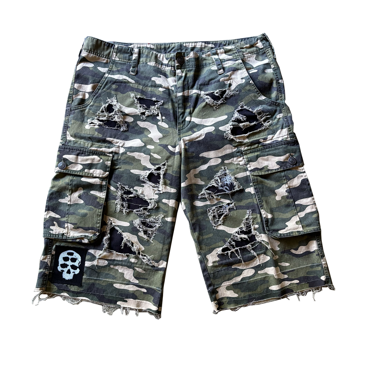1/1 ‘CAMO TRUES’ Jorts - W36
