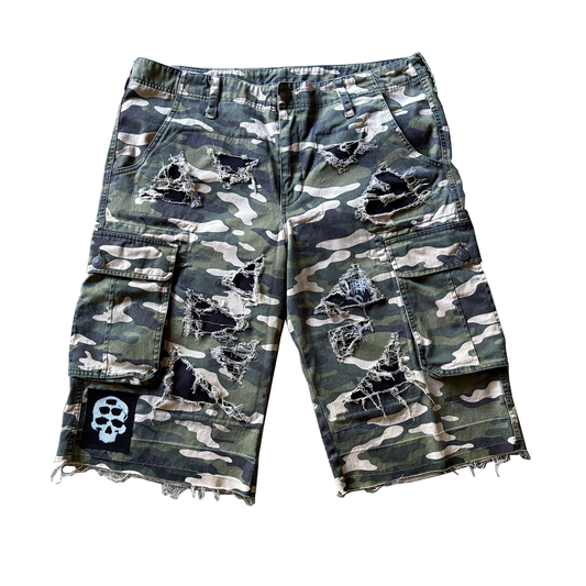 1/1 ‘CAMO TRUES’ Jorts - W36