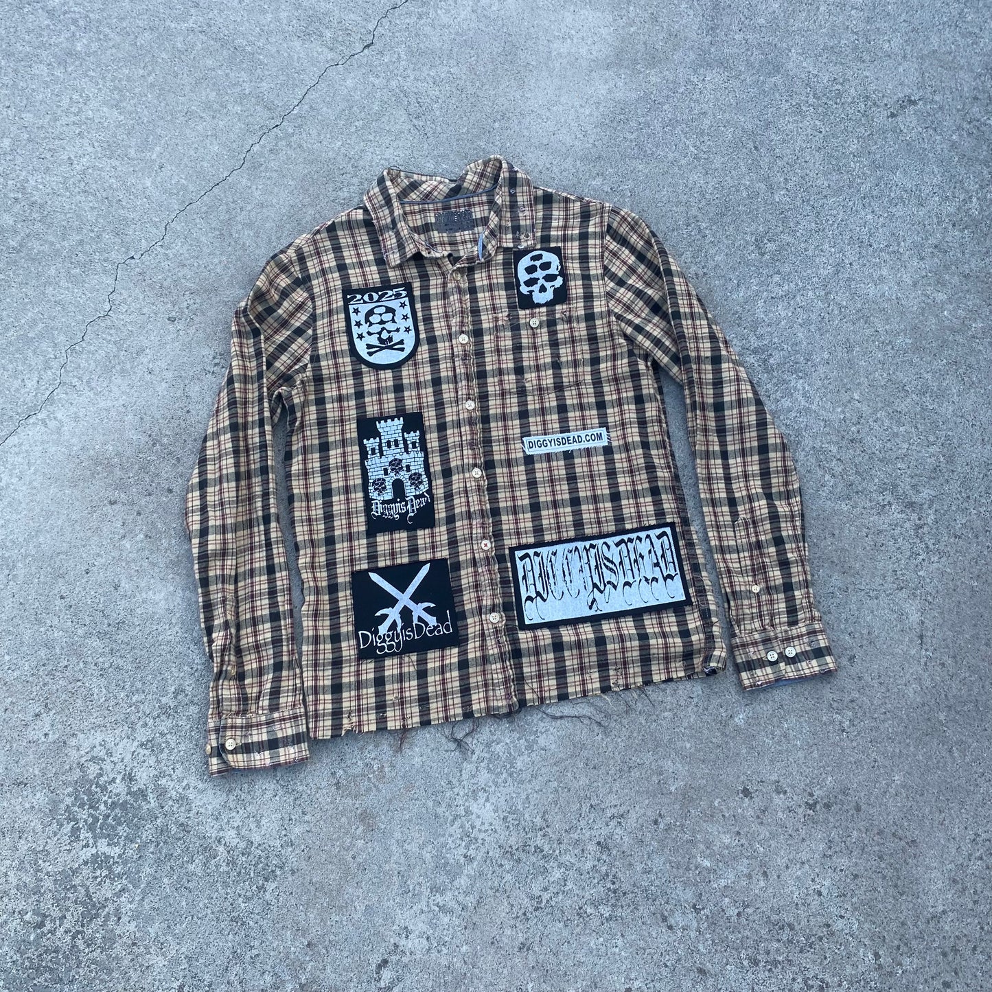1of1 Patchwork Flannel - Cream