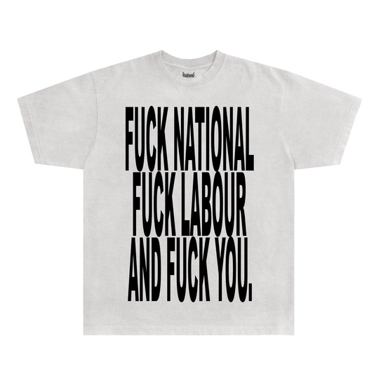 FUCK THE GOVERNMENT TEE - White