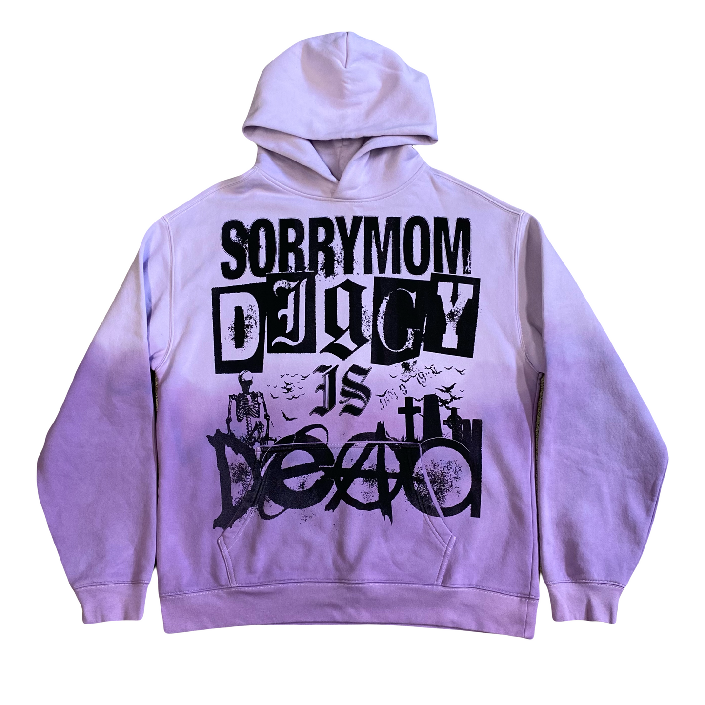 1/1 SORRYMOM X DIGGYISDEAD HOODIE - Purple/Purple