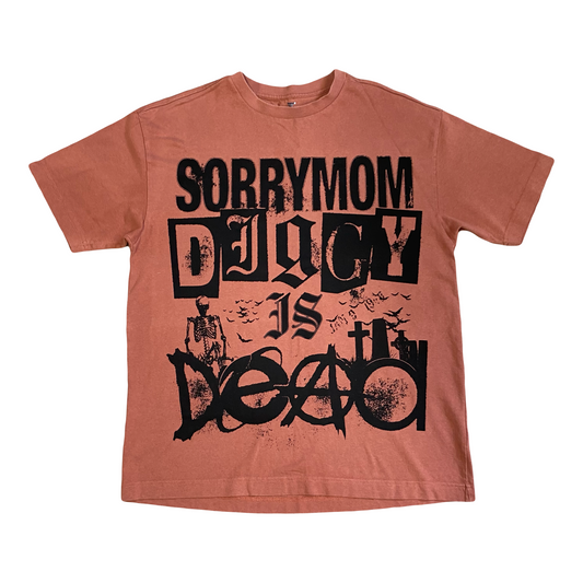 1/1 SORRYMOM X DIGGYISDEAD TSHIRT - Brown/Black