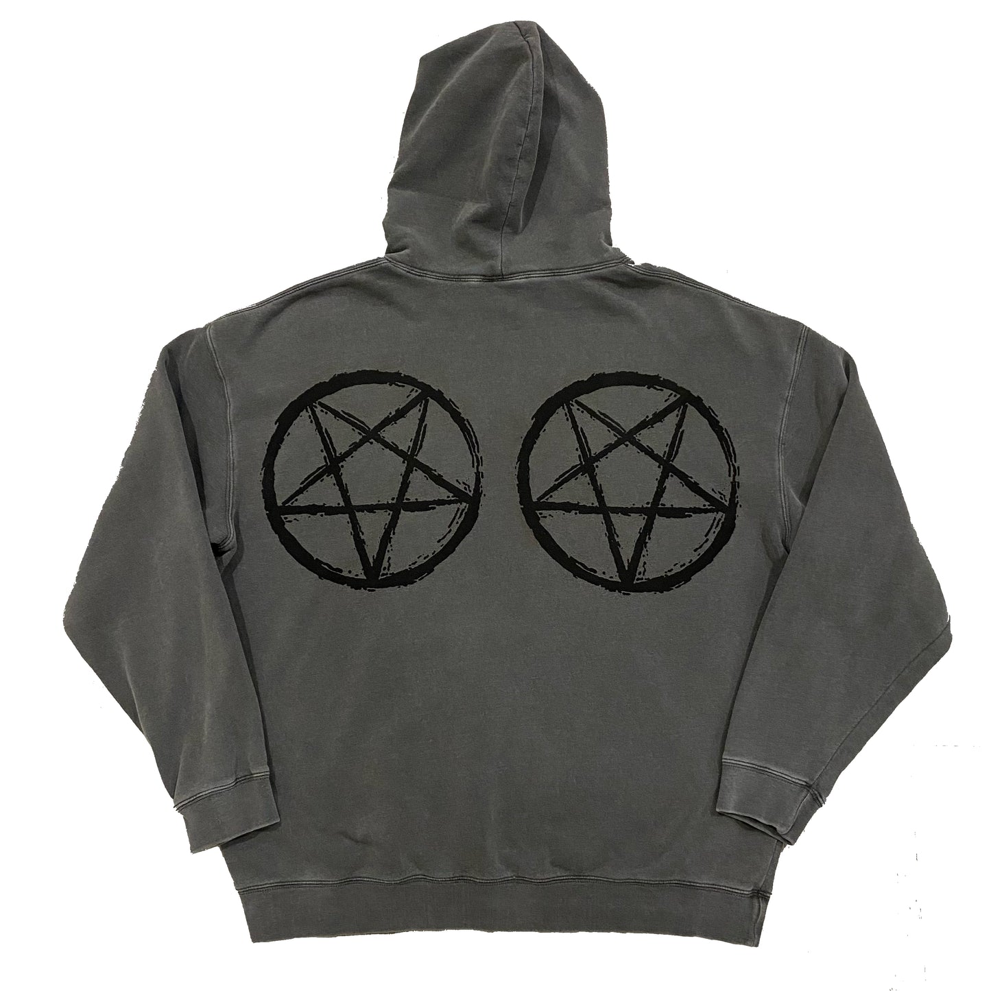 1/1 Spiked Skull Hoodie - Grey