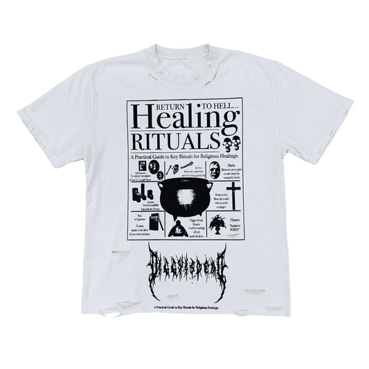 ‘Healing Rituals’ Distressed Tee -